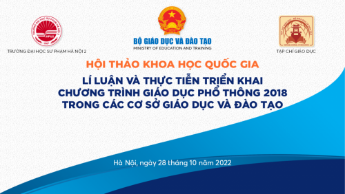 Hội thảo khoa học Quốc gia tại Trường Đại học Sư phạm Hà Nội 2 (28/10/2022)