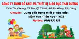 Công ty TNHH Đồ chơi và Thiết bị Giáo dục Thái Dương