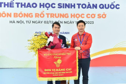 14 đội tham gia Giải thể thao học sinh toàn quốc môn bóng rổ Trung học cơ sở