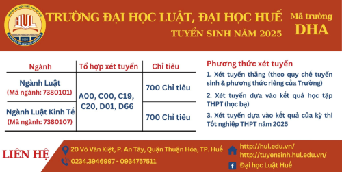 Chương trình đào tạo song ngữ Việt -Anh tại Trường Đại học Luật, Đại học Huế tạo cơ hội cho sinh viên vươn xa trong môi trường Quốc tế